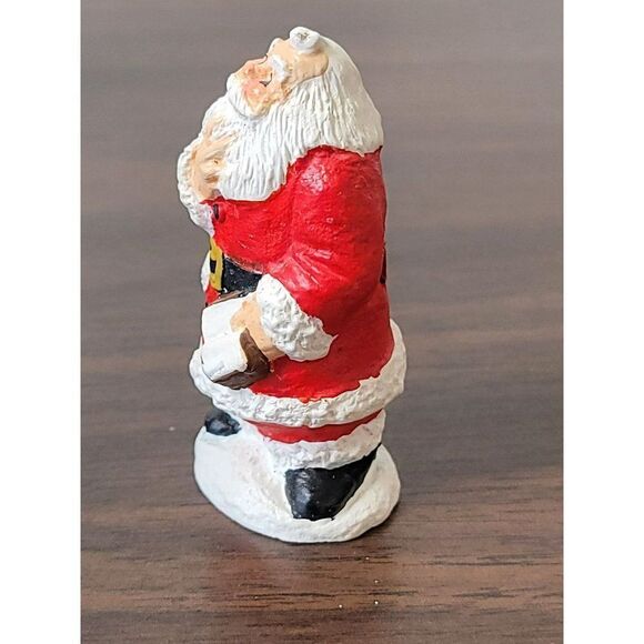 AL 1989 Santa Claus Naughty Nice List Xmas Village accessory figure - Picture 2 of 5